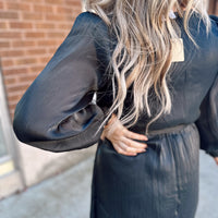 Indie Long Sleeve Midi Dress