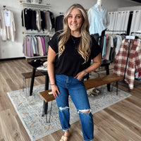 Bethanie Rolled Sleeve Tee