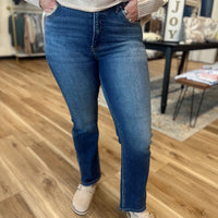 Bostyn High Rise Crop Straight Jean