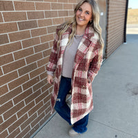 Lettie Plaid Coat +
