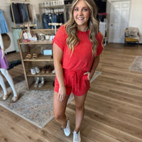 Macie Mineral Washed Ribbed Set