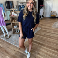 Brooks Ribbed Shorts Set