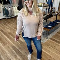 Mae Thermal Crewneck Pullover