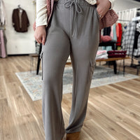 Cargo Flare Sweatpants