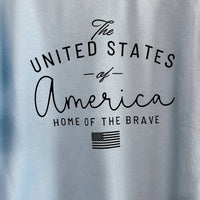 USA Home of the Brave Crewneck