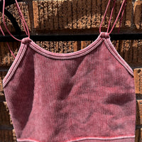 Ribbed Double Strap Brami