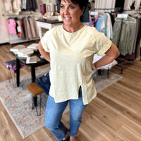 Dottie Side Slit Tee