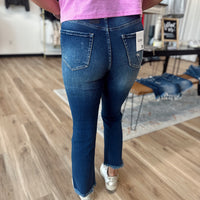 Blakley Dark Wash Cropped Denim