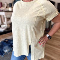 Dottie Side Slit Tee