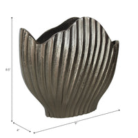 Bronze Metal Rigged Vase