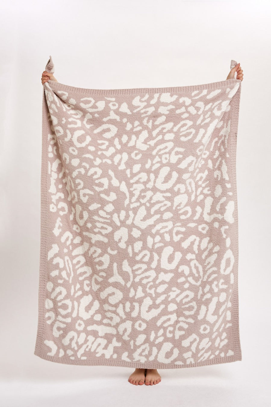 Leopard Plush Throw Blanket