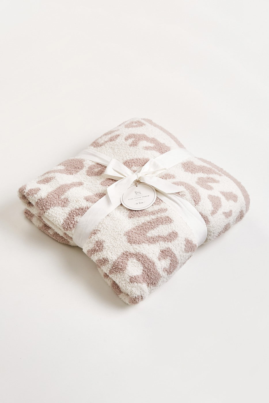 Leopard Plush Throw Blanket