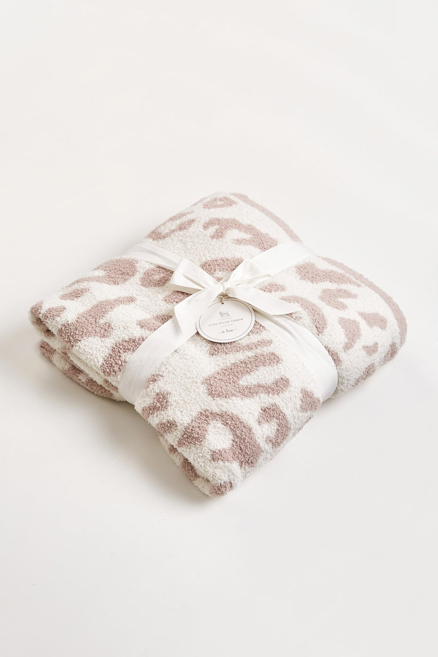 Leopard Plush Throw Blanket