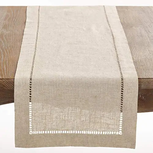 Homestitch Linen Blend Table Runner