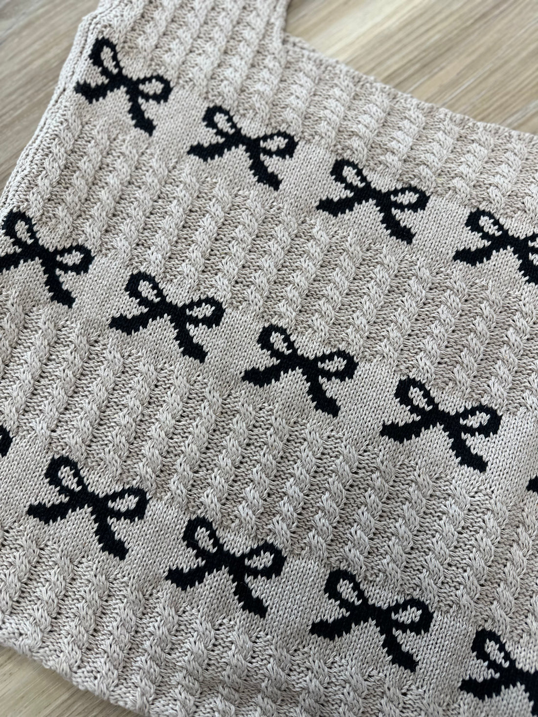 Eden Knit Bow Bag