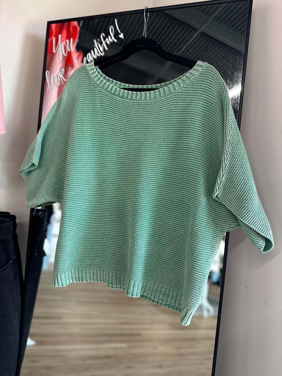 Claire Washed Knit Top