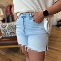 Jenna Distressed Denim Shorts