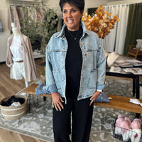 Beverly Washed Oversized Denim Jacket