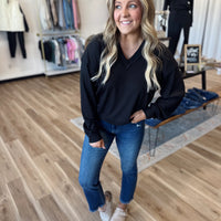 Kassi Relaxed Ribbed Hoodie