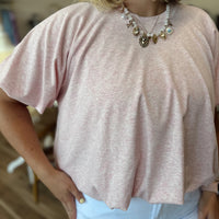 Elise Jersey Knit Bubble Top
