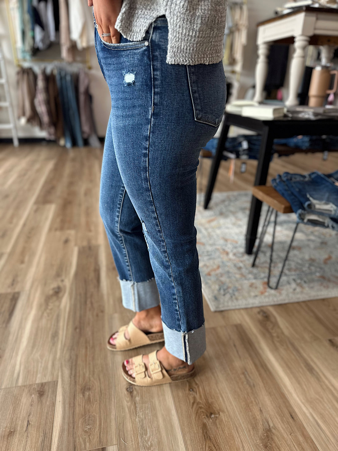 Jake Cuffed Denim