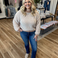 Cece Two Tone Sweater