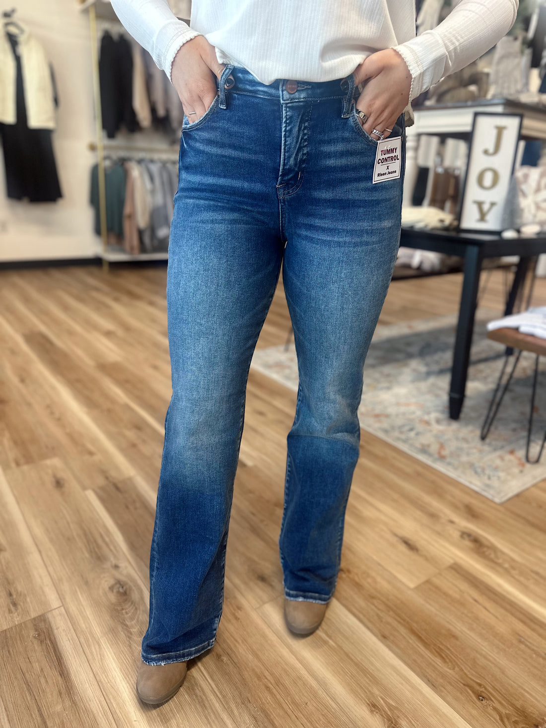 Ashley High Rise Straight Jean