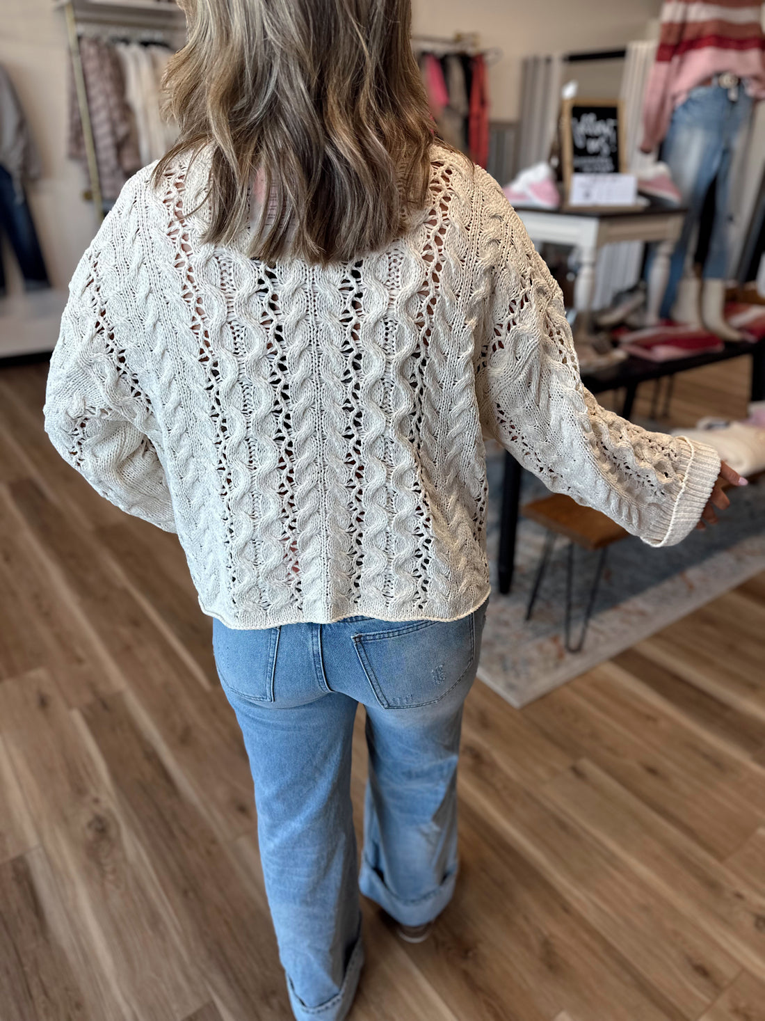 Robyn Half Button Down Sweater