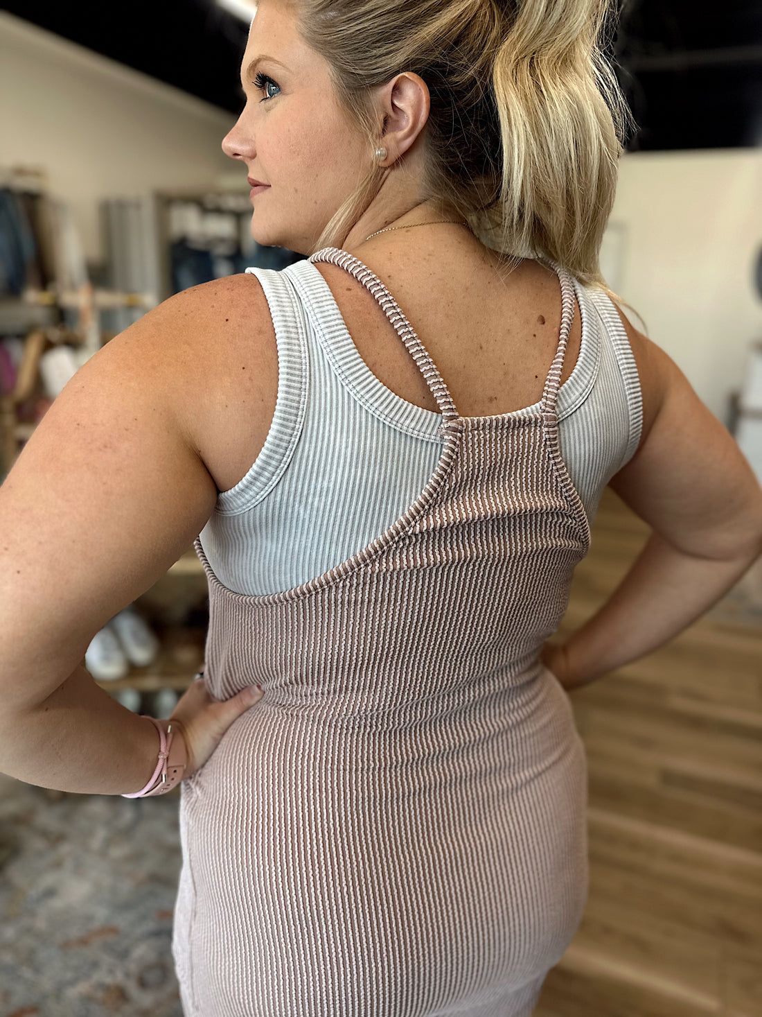 Markie Ribbed Romper