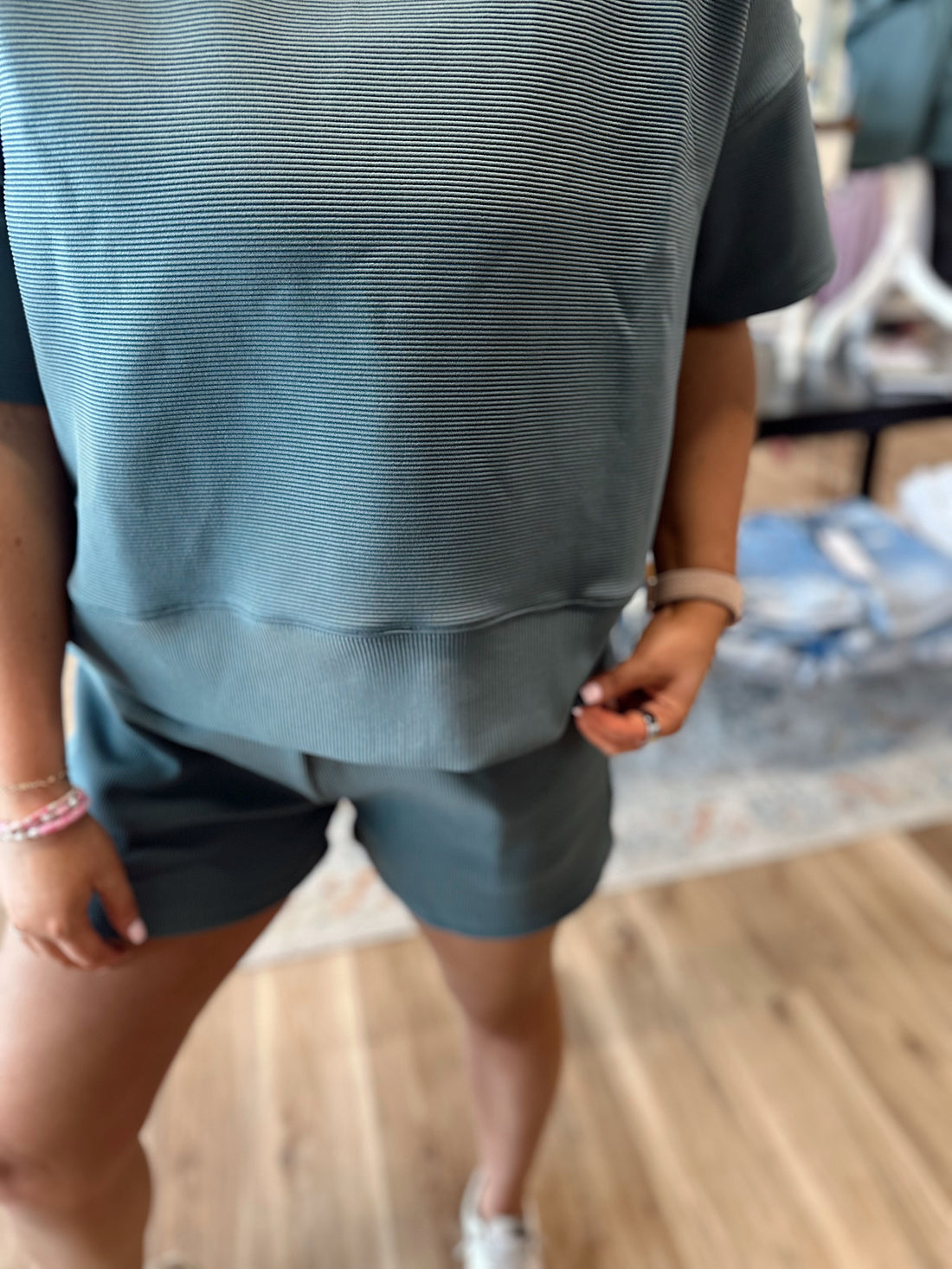 Jade Ribbed Set