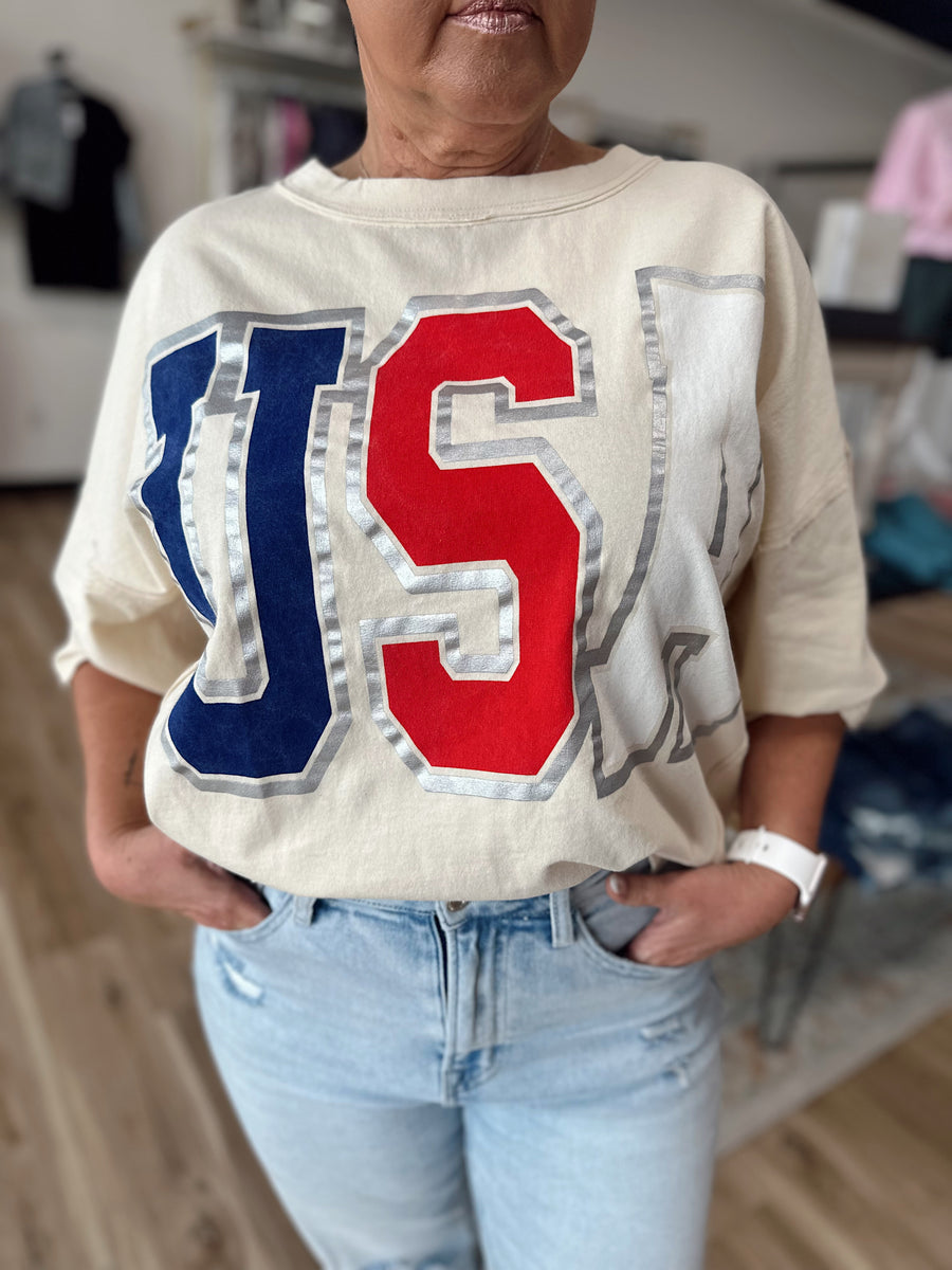USA Short Sleeve Top