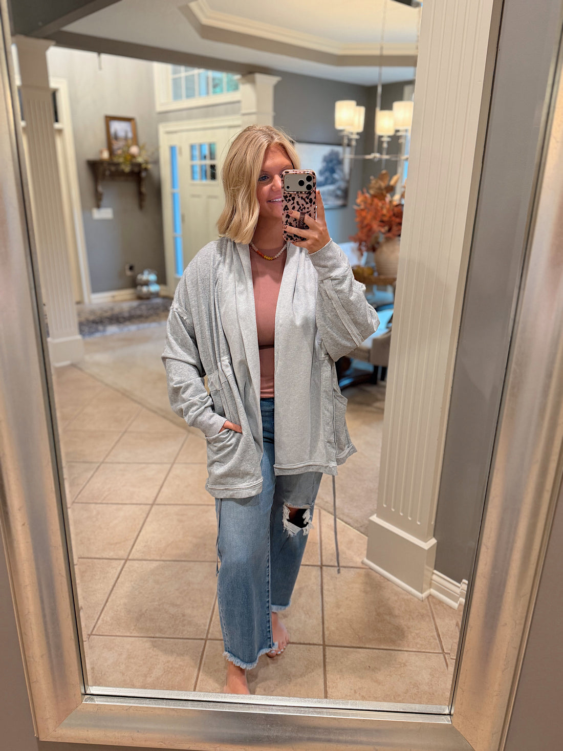 Renna Tie Cardigan