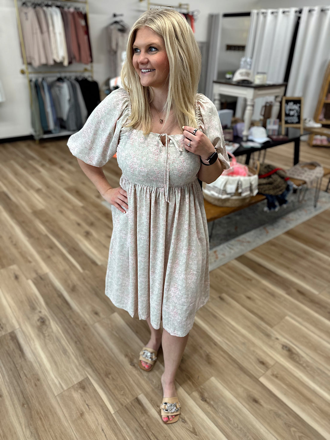 Elsie Floral Babydoll Dress
