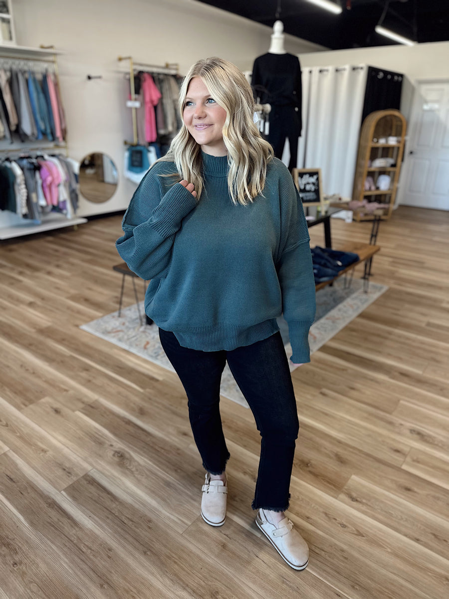 Polly Side Slit Oversized Sweater