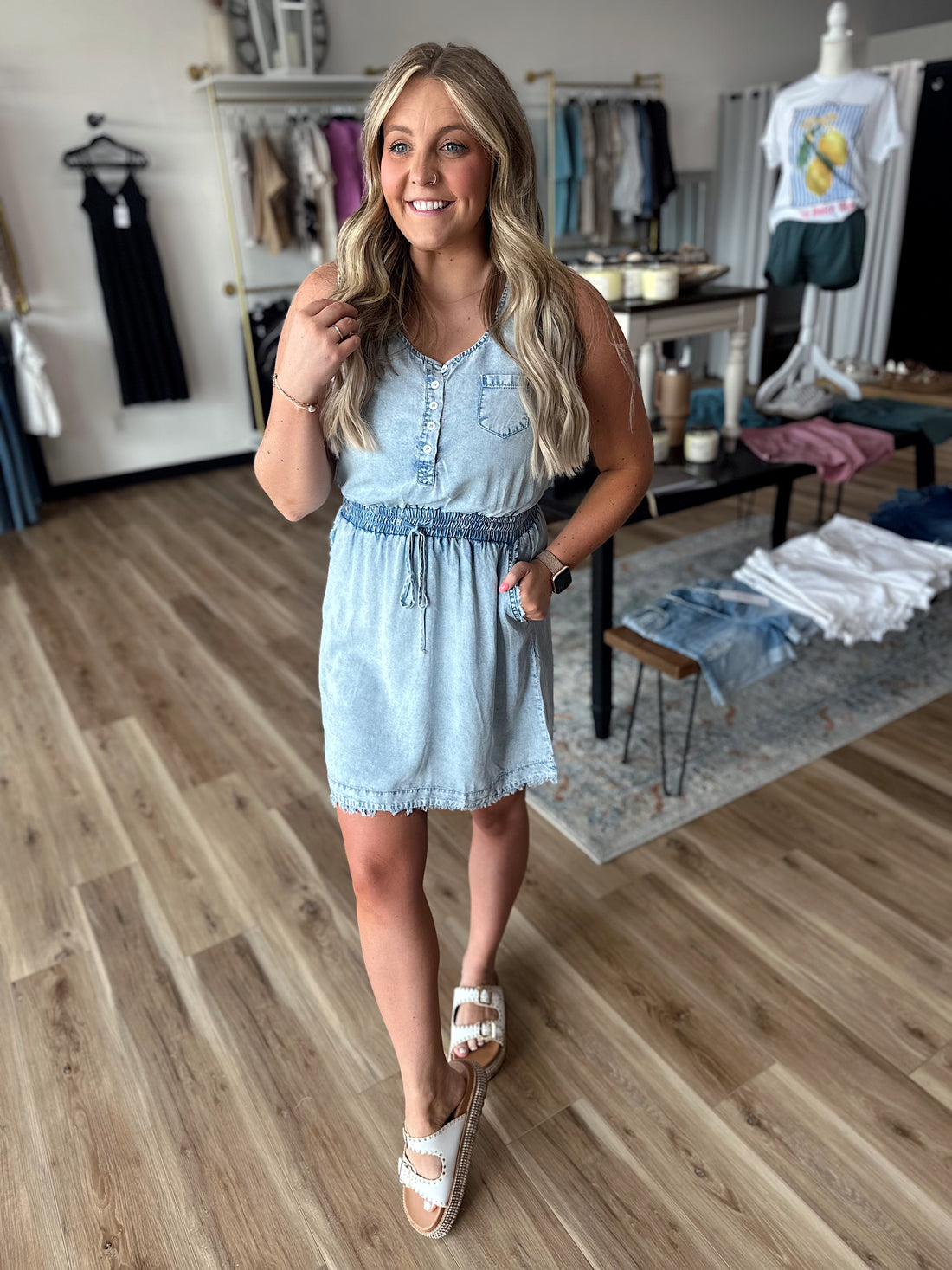 Maria Denim Dress