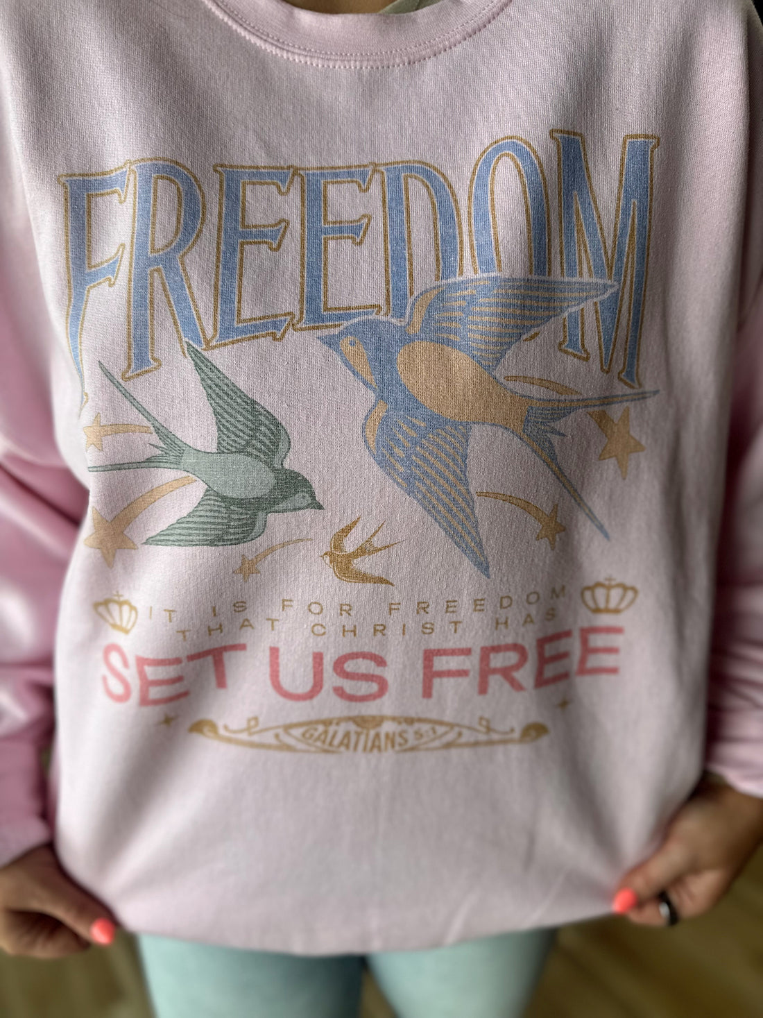 Galatians 5:1 Crewneck