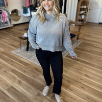 Paige Washed Oversized Cropped Sweater