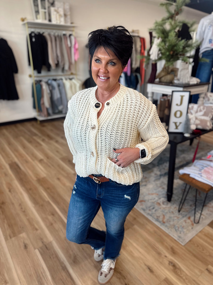 Breia Chunky Knit Cardigan