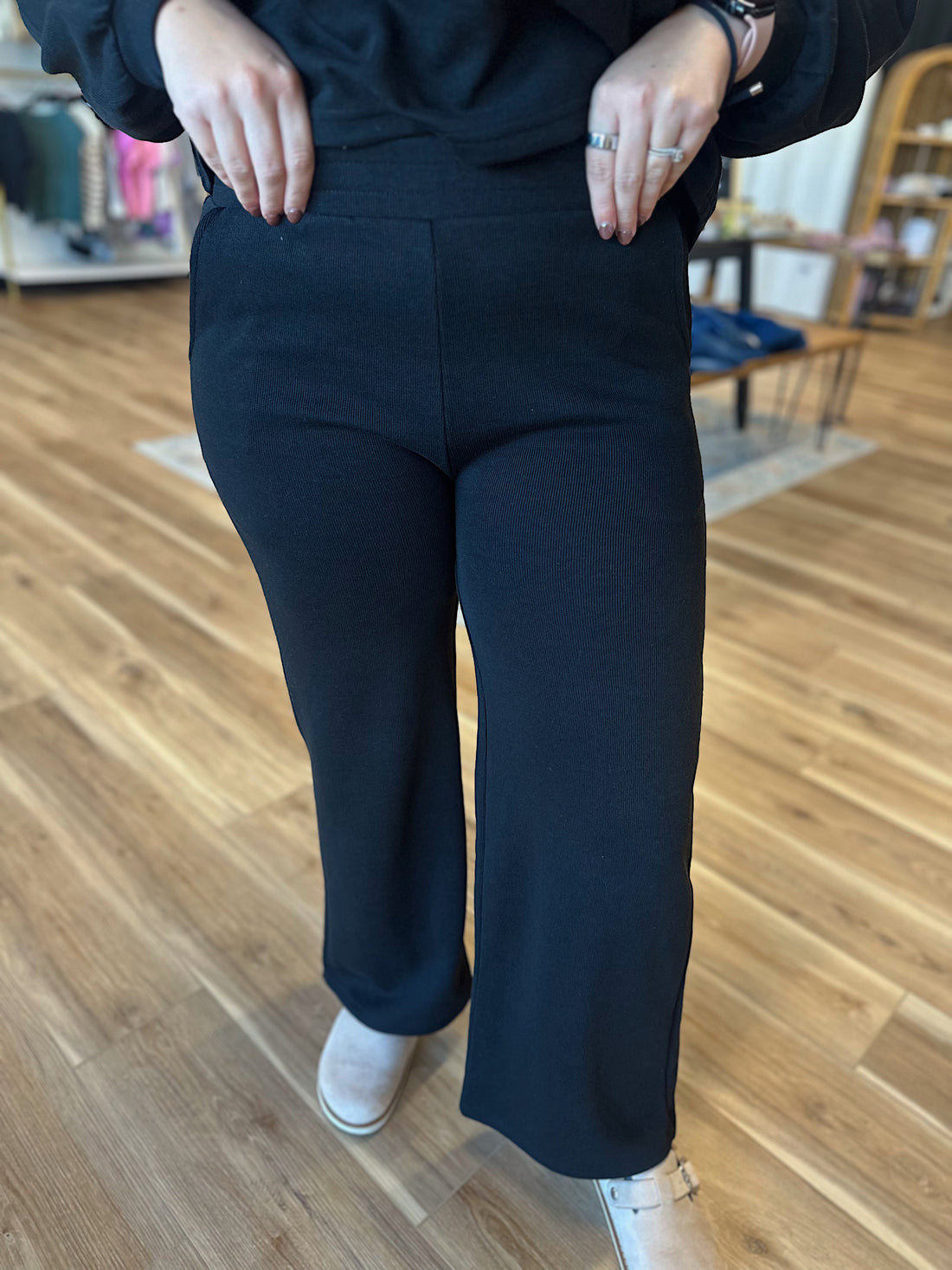 Dani Ribbed Pullover & Pants Set