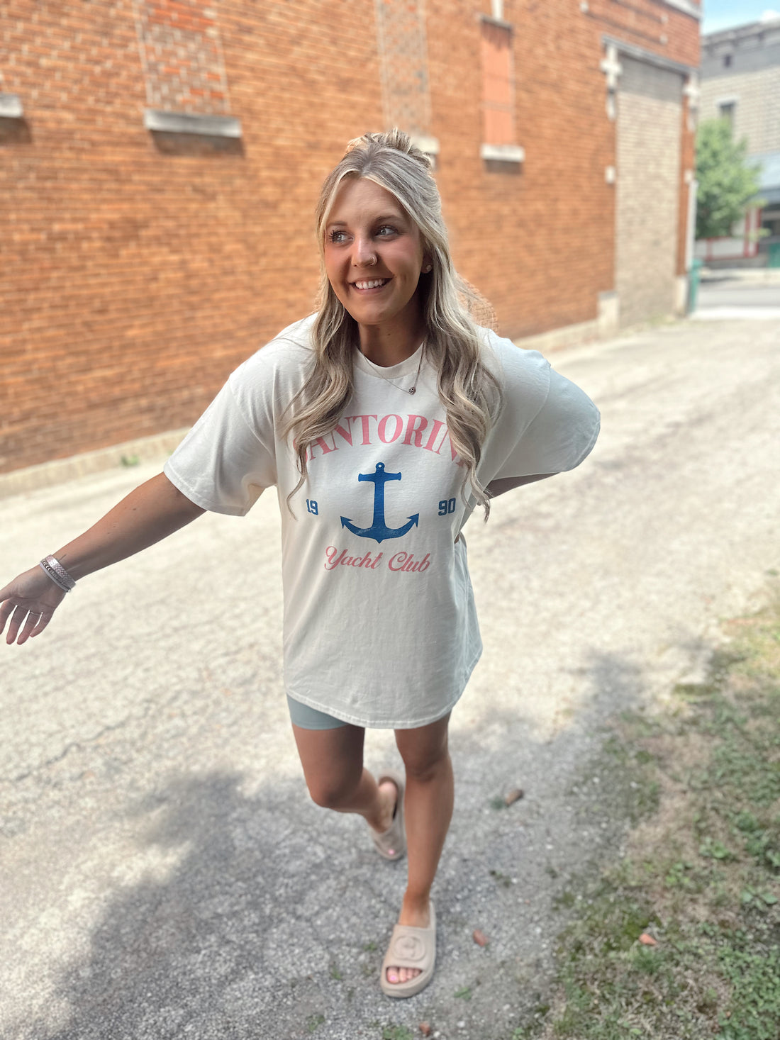 Santorini Yacht Club Tee