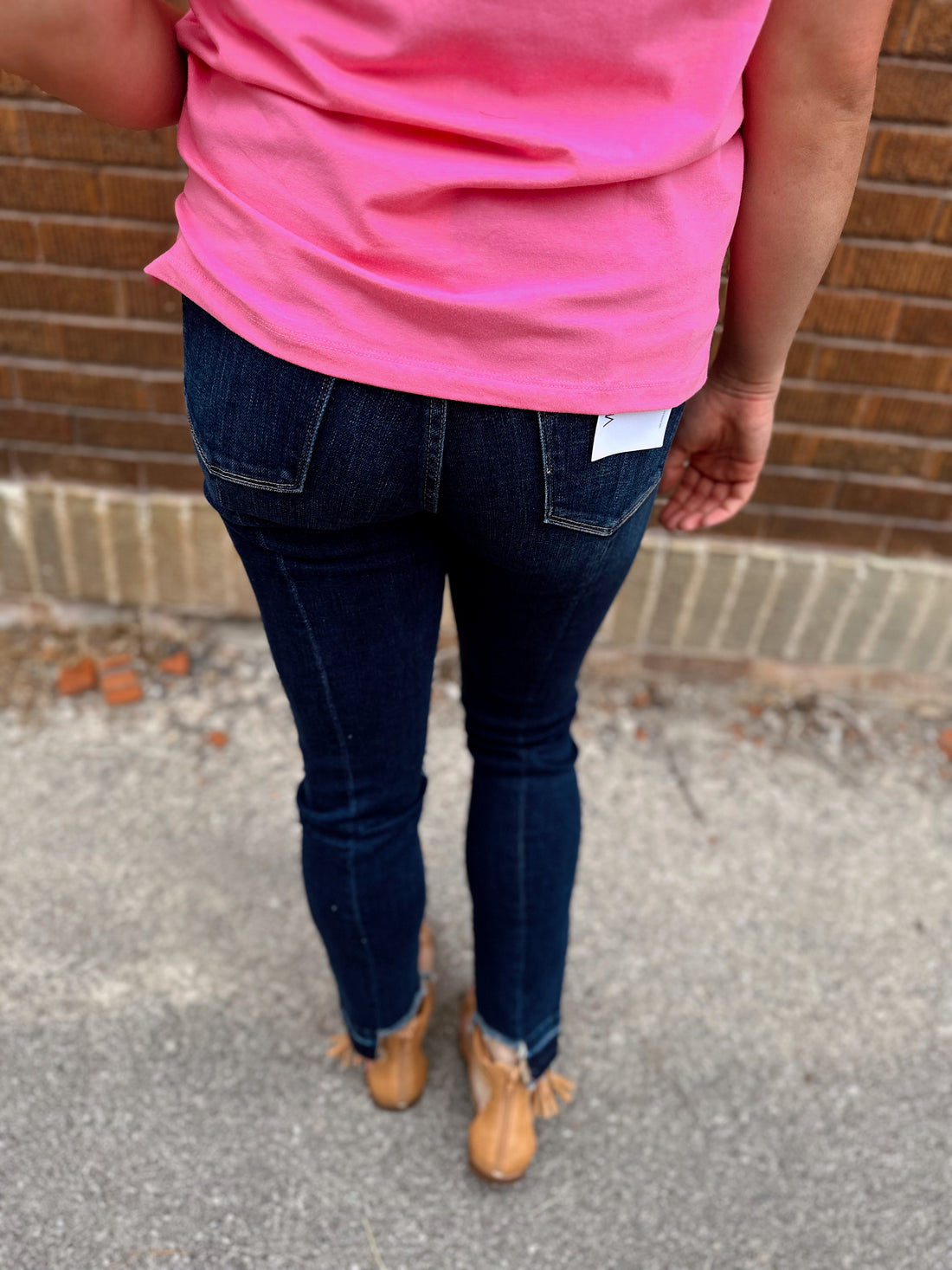 Riley Ankle Seam Contrast Skinny