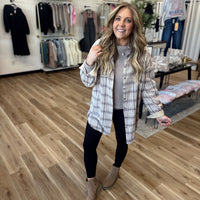 Emma Oversized Button Up Flannel