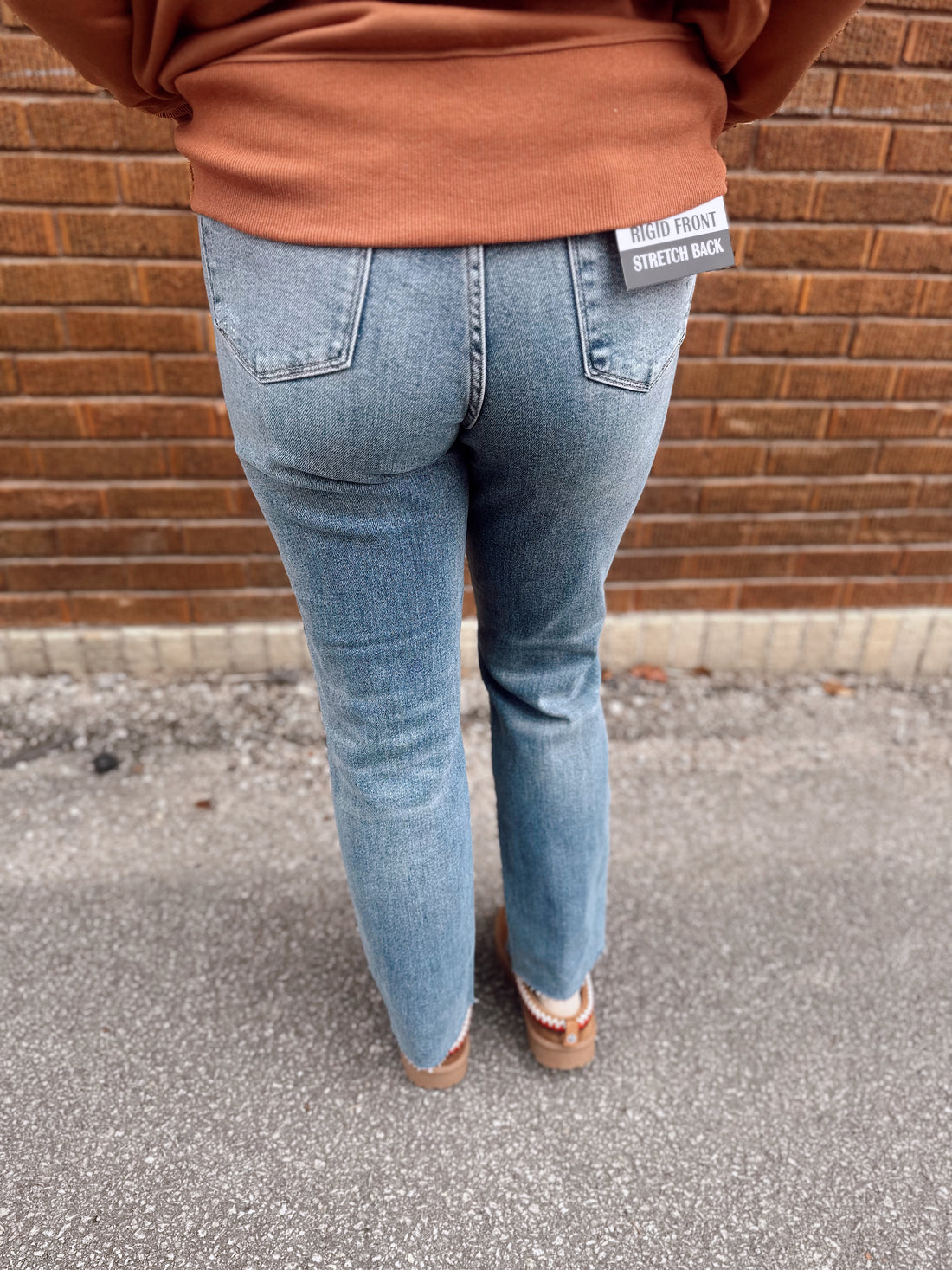 Rory Distressed Straight Jean