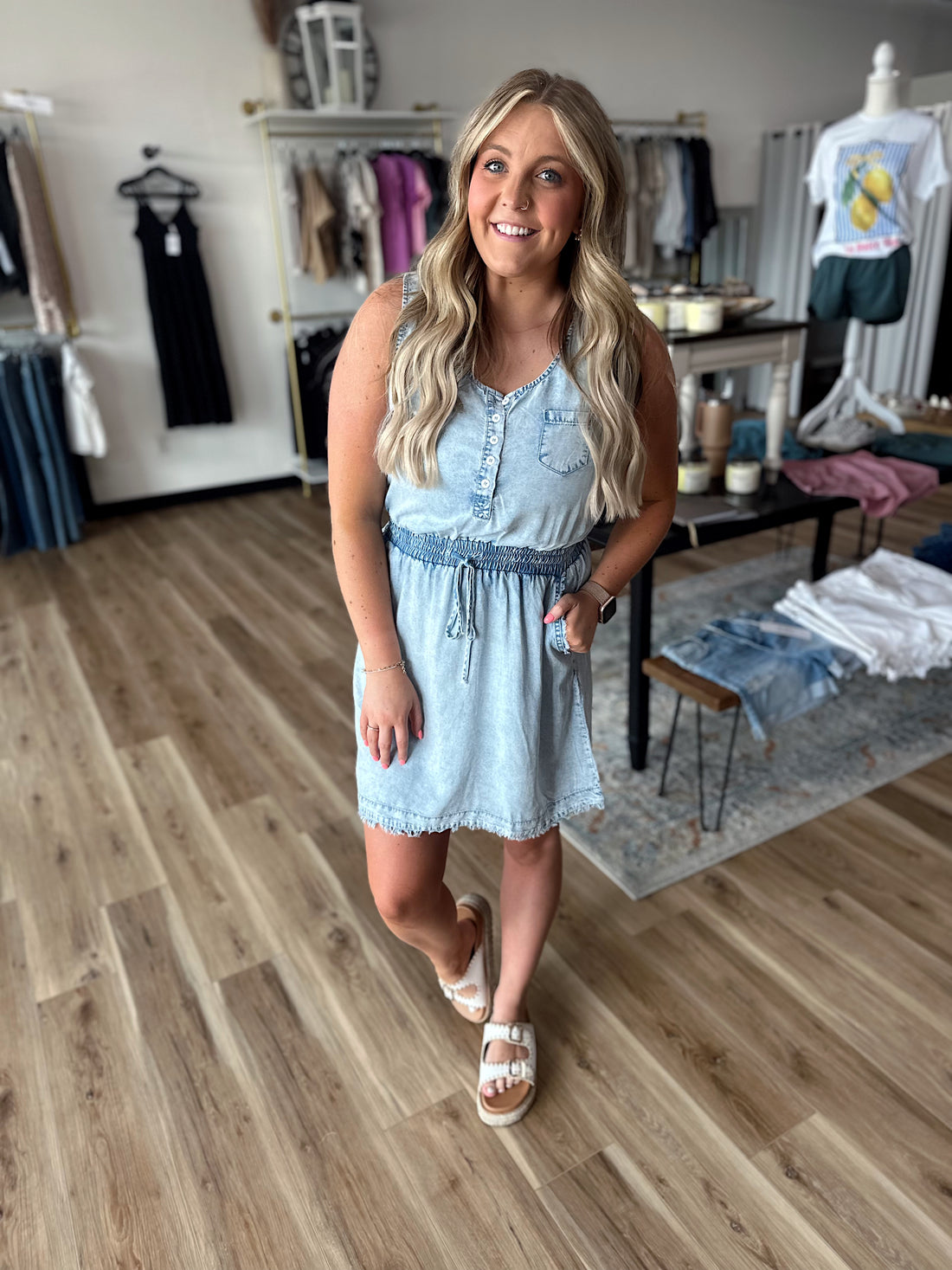 Maria Denim Dress