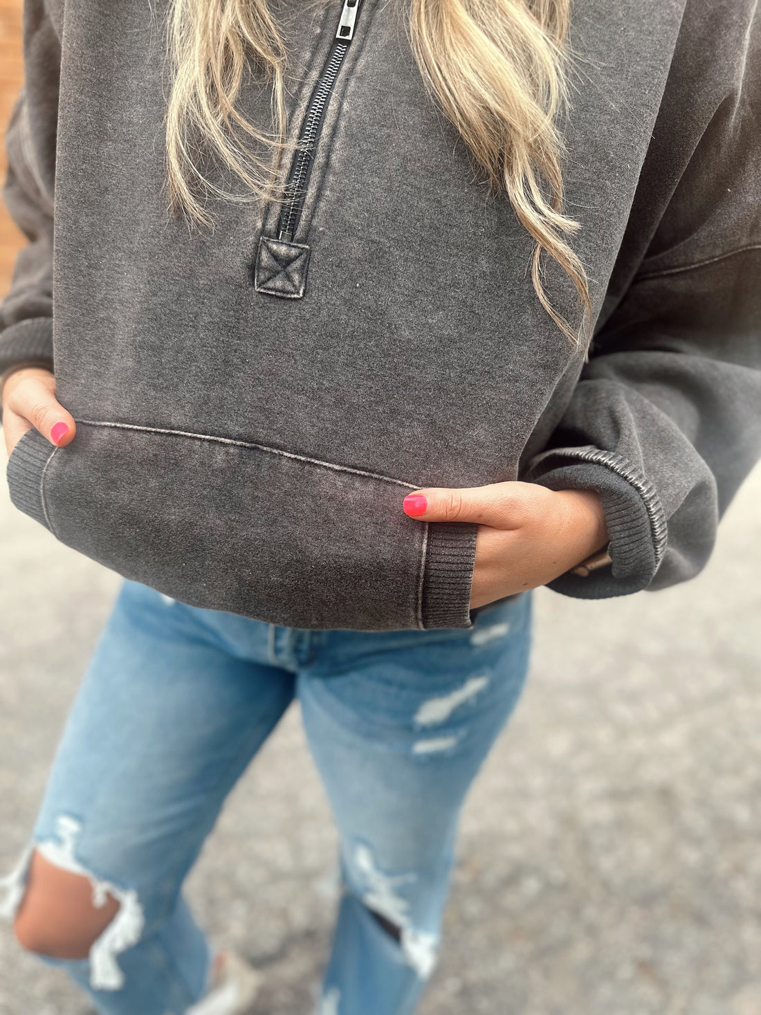 Leo Quarter Zip Hoodie