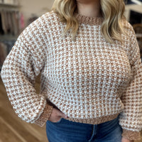 Cece Two Tone Sweater