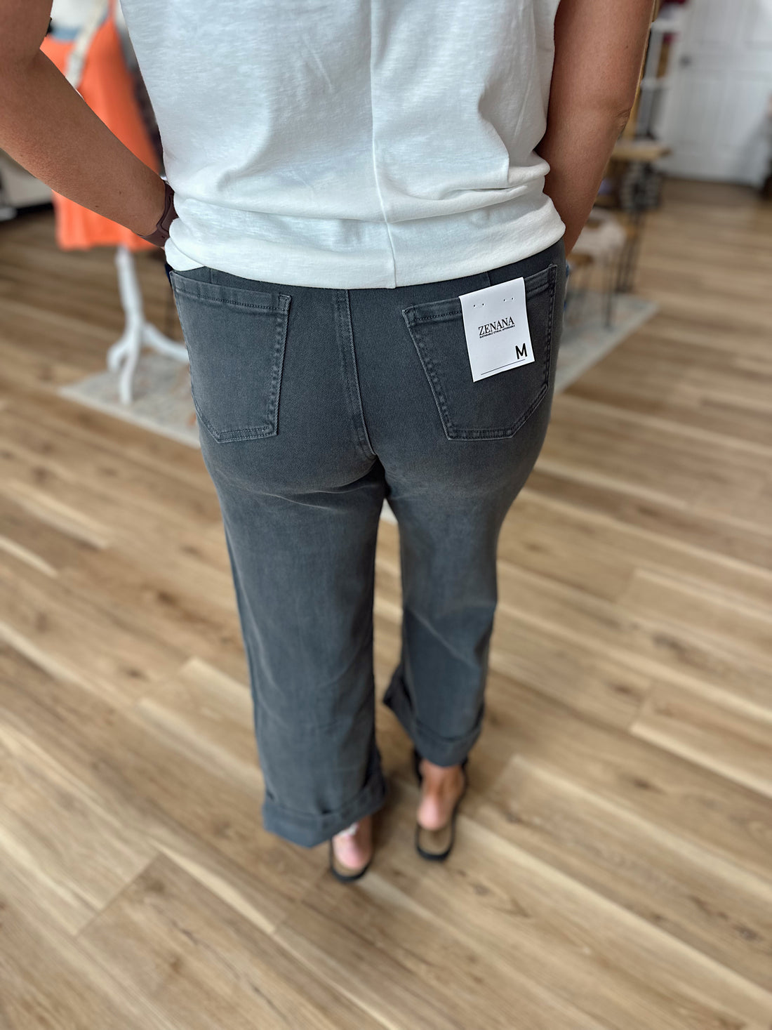 Missy Denim Straight Leg Pants