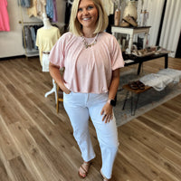 Elise Jersey Knit Bubble Top