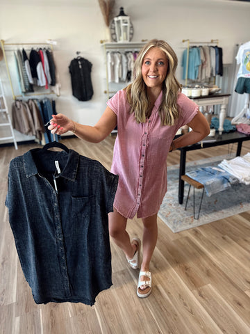 Jessi Button Down Dress