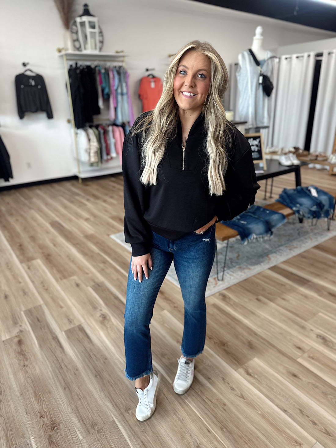 Bella Half Zip Pullover